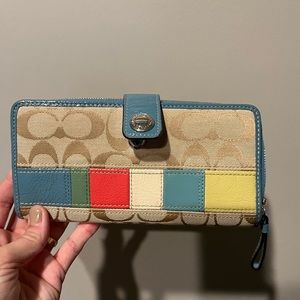 Monogrammed Coach wallet